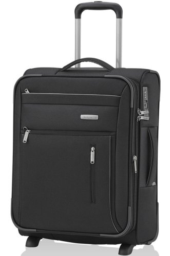 Мала валіза ручна поклажа Travelite Capri – 41/50 л, 2,7 кг Чорна