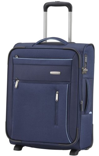 Мала валіза ручна поклажа Travelite Capri – 41/50 л, 2,7 кг Синя