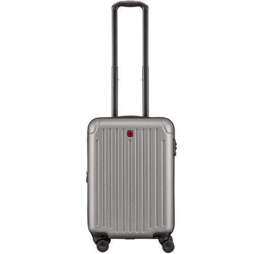 Мала валіза ручна поклажа Wenger Flyn – 32 / 40 л, 2,98 кг Сіра
