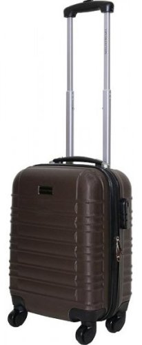 Малый пластиковый чемодан 23 л Vip Collection Nevada 16 Coffee