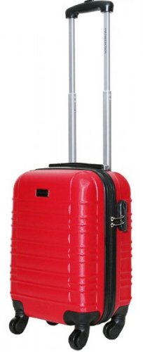 Малый пластиковый чемодан 23 л Vip Collection Nevada 16 Red Малый пластиковый чемодан 23 л Vip Collection Nevada 16 Red