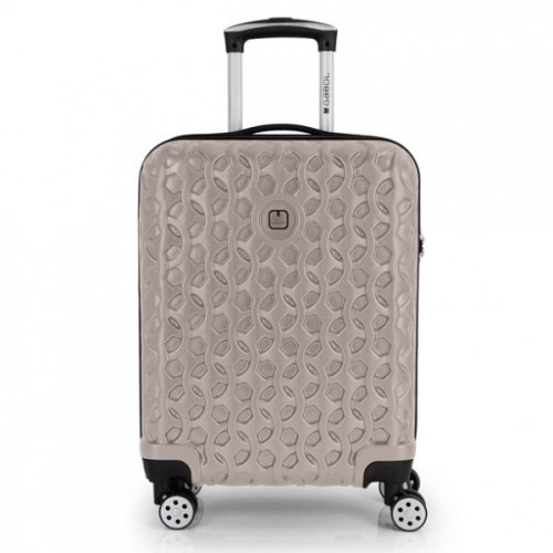 Малый пластиковый чемодан 34 л Gabol Render (S) Champagne