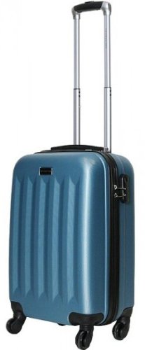 Малый пластиковый чемодан 36 л Vip Collection Benelux 20 Blue Малый пластиковый чемодан 36 л Vip Collection Benelux 20 Blue
