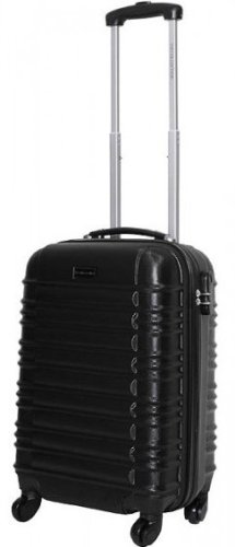 Малый пластиковый чемодан 36 л Vip Collection Nevada 20 Black