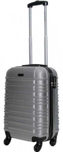 Мала пластикова валіза 36 л Vip Collection Nevada 20 Silver