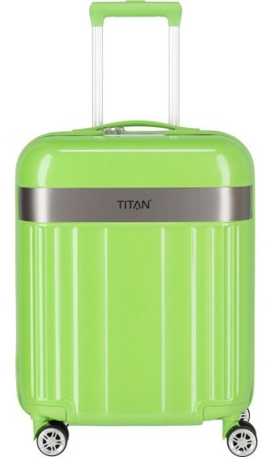 Малый пластиковый чемодан 37 л Titan Spotlight Flash Flashy Kiwi