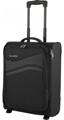 Малый тканевый чемодан 40 л Travelite Wave, черный