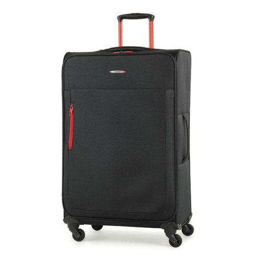 Members Hi-Lite (L) Black 86 л чемодан из полиэстера на 4 колесах черный