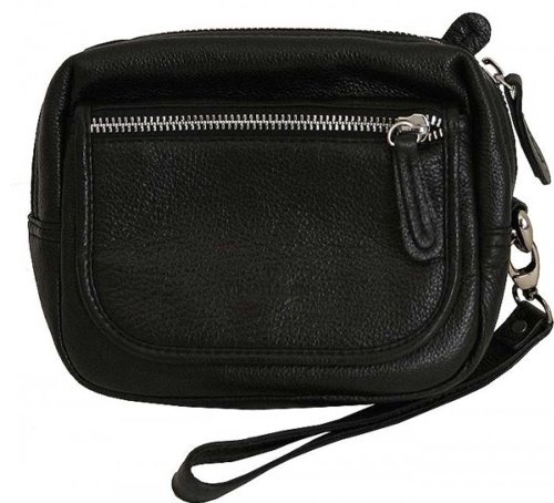 Чоловіча шкіряна борсетка Vip Collection 1441 Black flotar