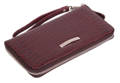 Мужской  клатч-кошелек кожаный Vip Collection 1502-C Коричневый