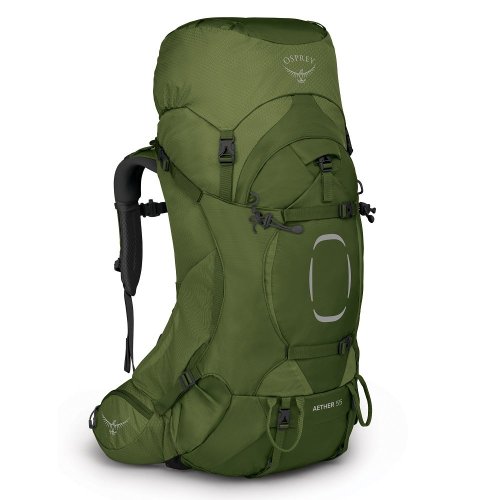 Мужской туристический рюкзак Osprey Aether на 55 весом 2,19 кг Зеленый