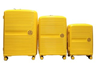 Набір валіз Airtex 223 з поліпропілену Жовтий