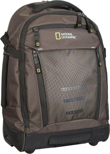 National Geographic Trail 34 л рюкзак з відділенням для ноутбука і планшету з поліестеру на 2 колесах хакі National Geographic Trail 34 л рюкзак з відділенням для ноутбука і планшету з поліестеру на 2 колесах хакі