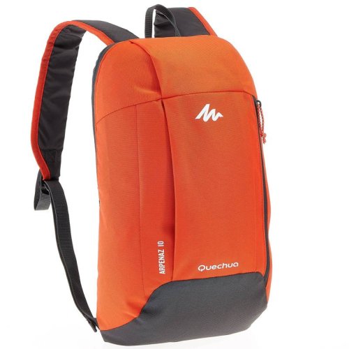 Небольшой рюкзак 10 л. Quechua ARPENAZ, красный с серым