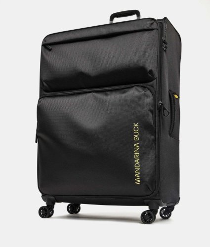 Дуже велика тканинна валіза Mandarina Duck Zephyr Чорна