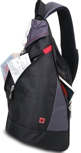 Однолямочный рюкзак WENGER MONO SLING, черный Однолямочный рюкзак WENGER MONO SLING, черный