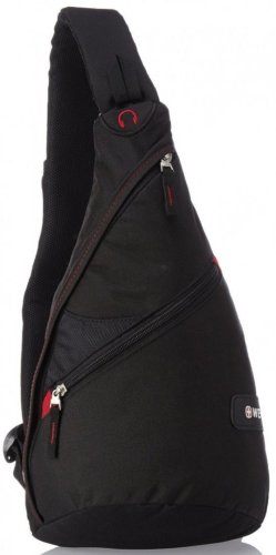 Однолямочный рюкзак WENGER SLING BAG, чёрный