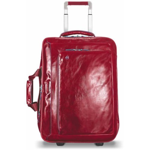 Piquadro BL SQUARE 37,54 л чемодан из натуральной кожи на 2 колесах красный Piquadro BL SQUARE 37,54 л чемодан из натуральной кожи на 2 колесах красный