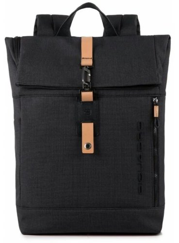 Piquadro BLADE 20 л міський текстильний рюкзак для ноутбука чорний Piquadro BLADE 20 л міський текстильний рюкзак для ноутбука чорний