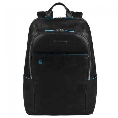 Piquadro Blue Square 15 л городской рюкзак из натуральной кожи черный Piquadro Blue Square 15 л городской рюкзак из натуральной кожи черный