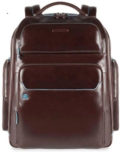 Piquadro Blue Square 25 л міський рюкзак для ноутбука з натуральної шкіри коричневий Piquadro Blue Square 25 л міський рюкзак для ноутбука з натуральної шкіри коричневий