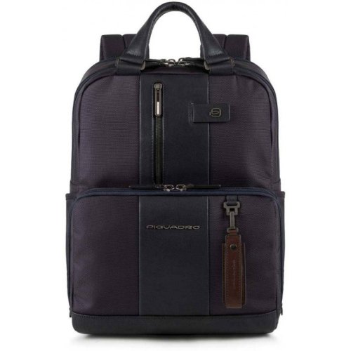 Piquadro Brief Bagmotic 20 л міський текстильний рюкзак для ноутбука синій Piquadro Brief Bagmotic 20 л міський текстильний рюкзак для ноутбука синій
