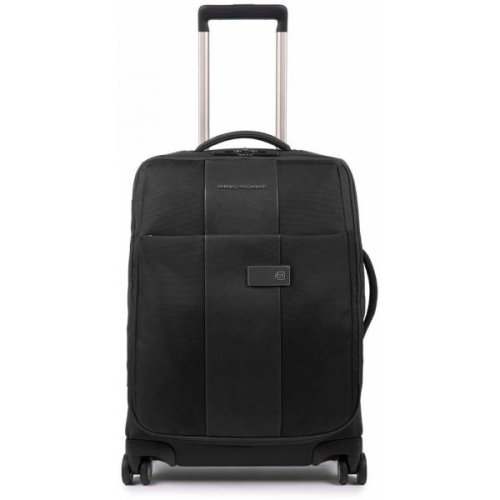 Piquadro BRIEF BAGMOTIC 40 л тканевый чемодан на 4-х колесах черный Piquadro BRIEF BAGMOTIC 40 л тканевый чемодан на 4-х колесах черный