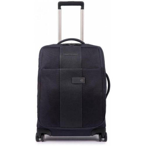 Piquadro BRIEF BAGMOTIC 40 л текстильна валіза на 4-х колесах синя