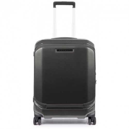Piquadro CUBICA/Black S 39 л валіза з полікарбонату на 4 колесах чорна