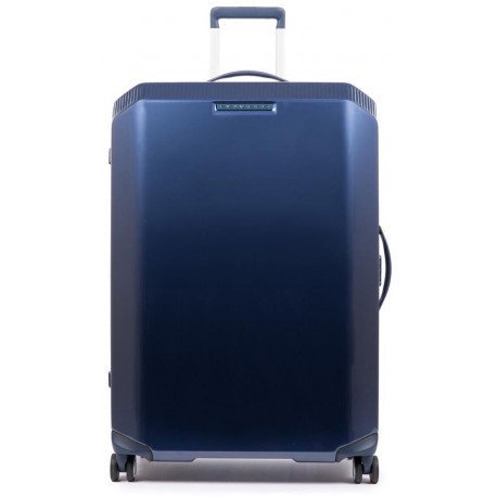 Piquadro CUBICA/Blue L 89 л валіза з полікарбонату на 4 колесах синя Piquadro CUBICA/Blue L 89 л валіза з полікарбонату на 4 колесах синя