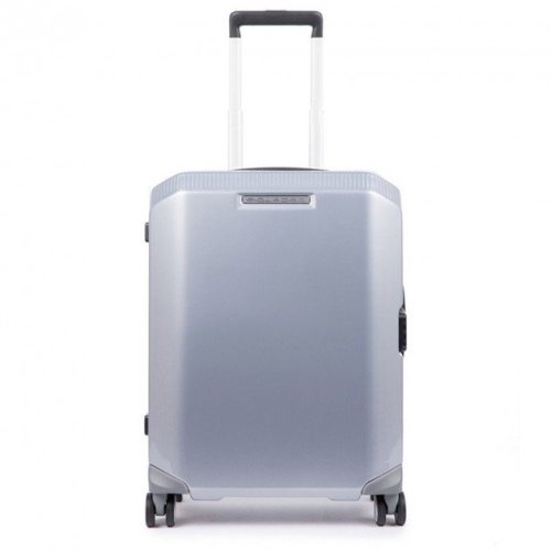 Piquadro CUBICA/Grey S 34 л валіза з полікарбонату на 4 колесах сіра