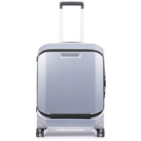 Piquadro CUBICA/Grey S 39 л валіза з полікарбонату на 4 колесах сіра