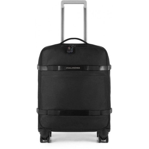 Piquadro Move2 35,5 л текстильна валіза на 4-х колесах чорна