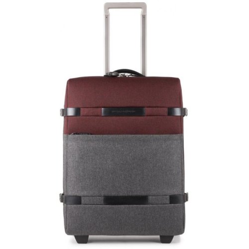 Piquadro Move2 38 л тканевый чемодан на 2-х колесах красный