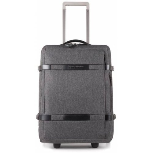 Piquadro Move2 43 л текстильна валіза на 2-х колесах темно-сіра