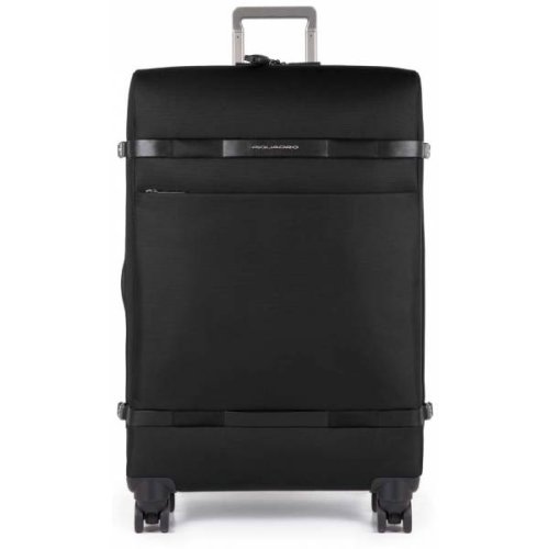 Piquadro Move2 85 л текстильна валіза на 4-х колесах чорна Piquadro Move2 85 л текстильна валіза на 4-х колесах чорна