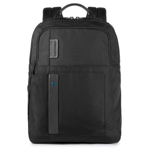 Piquadro PULSE 20 л міський текстильний рюкзак для ноутбука чорний