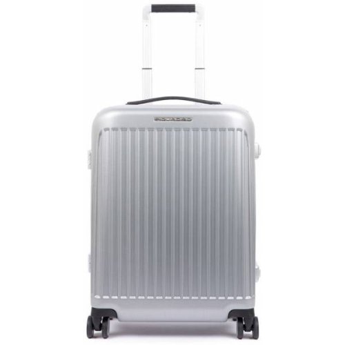 Piquadro RELYGHT PLUS 39 л валіза з полікарбонату на 4 колесах срібляста