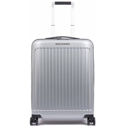 Piquadro RELYGHT PLUS ZIP 39,5 л валіза з полікарбонату на 4 колесах срібляста