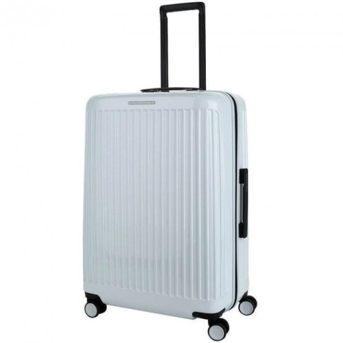 Piquadro SEEKER70/White L 98 л валіза з полікарбонату на 4 колесах біла