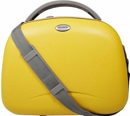Пластиковый бьюти кейс, дорожная косметичка Vip Collection Kilimanjaro желтый Пластиковый бьюти кейс, дорожная косметичка Vip Collection Kilimanjaro желтый