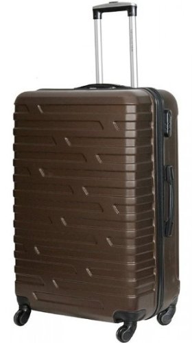 Пластиковый чемодан гигант 110 л Vip Collection Costa Brava 28 Brown