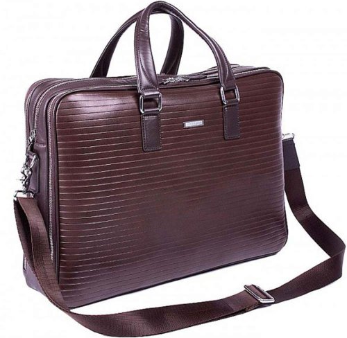 Портфель чоловічий шкіряний VERUS V 400 Brown Business Collection
