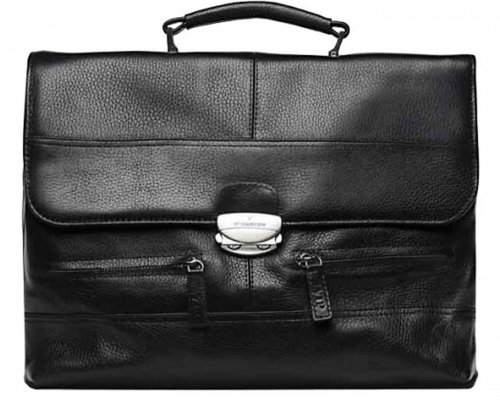 Портфель мужской кожаний Vip Collection 1229 Black flotar Портфель мужской кожаний Vip Collection 1229 Black flotar