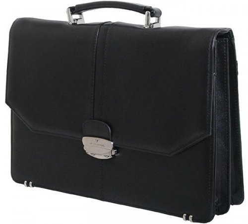 Портфель чоловічий шкіряний Vip Collection 1240 Black