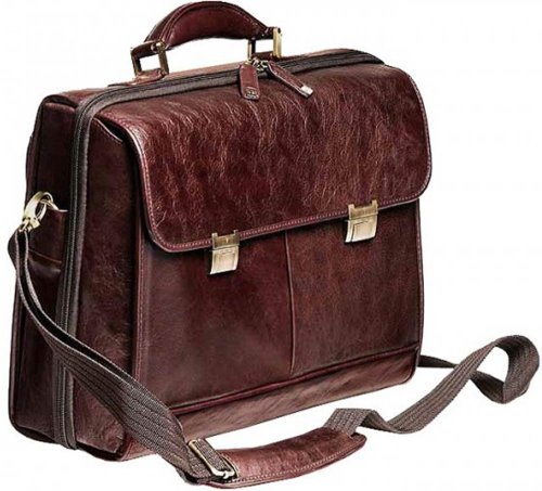Портфель мужской кожаний Vip Collection 51906 Brown