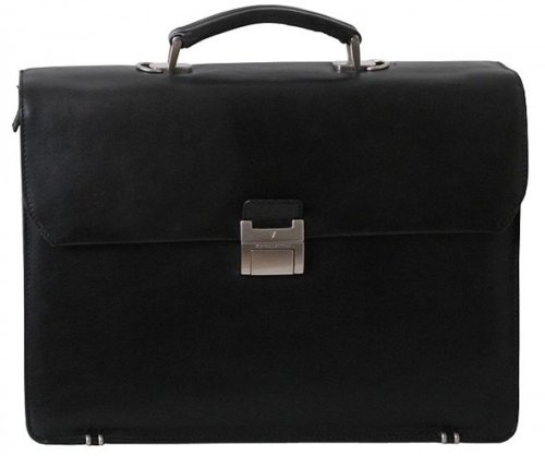 Портфель мужской кожаний Vip Collection 52365 Black Портфель мужской кожаний Vip Collection 52365 Black