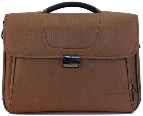 Портфель з відділенням для ноутбука 15.6" Roncato Clio brown