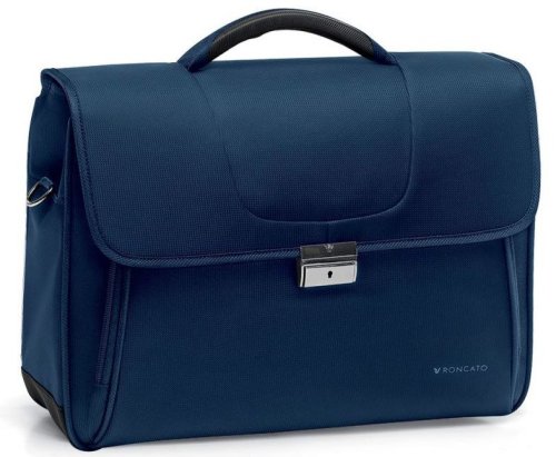 Портфель з відділенням для ноутбука 15.6" Roncato Clio Dark blue