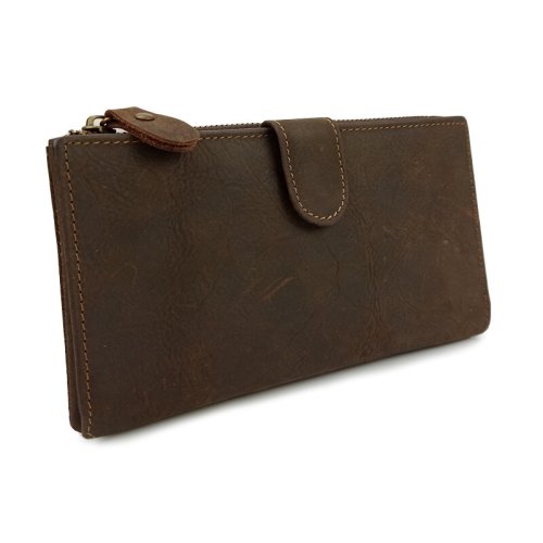 Портмоне чоловіче з натуральної шкіри Tiding Bag Коричневий